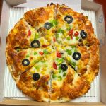 پیتزا مرغ و قارچ