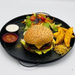 برگر ذغالی