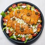 سالاد سزار با مرغ گریل