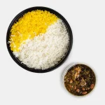 چلو خورشت قرمه سبزی